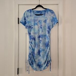 PINK Victoria's Secret Blue Tie-Dye Dress